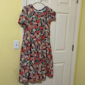 Floral LulaRoe Dress 2XL